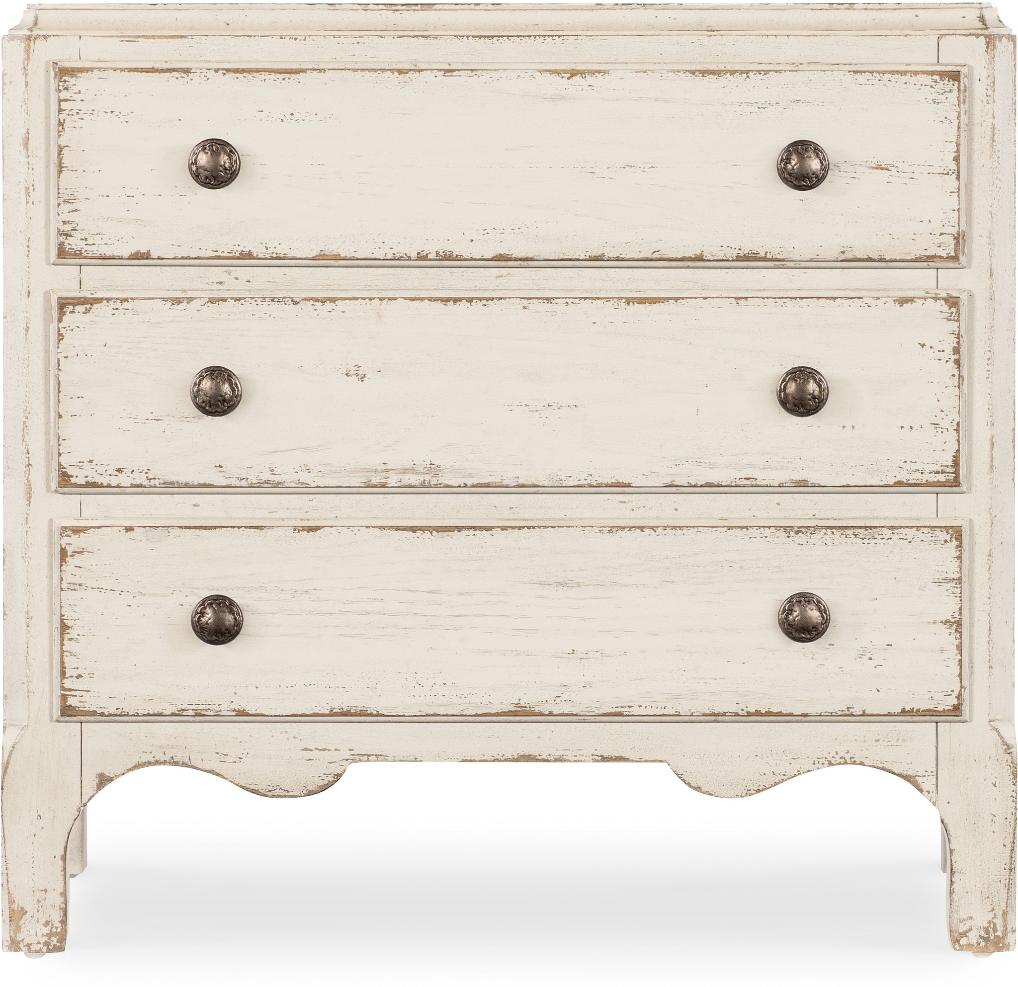 Americana Three-Drawer Nightstand