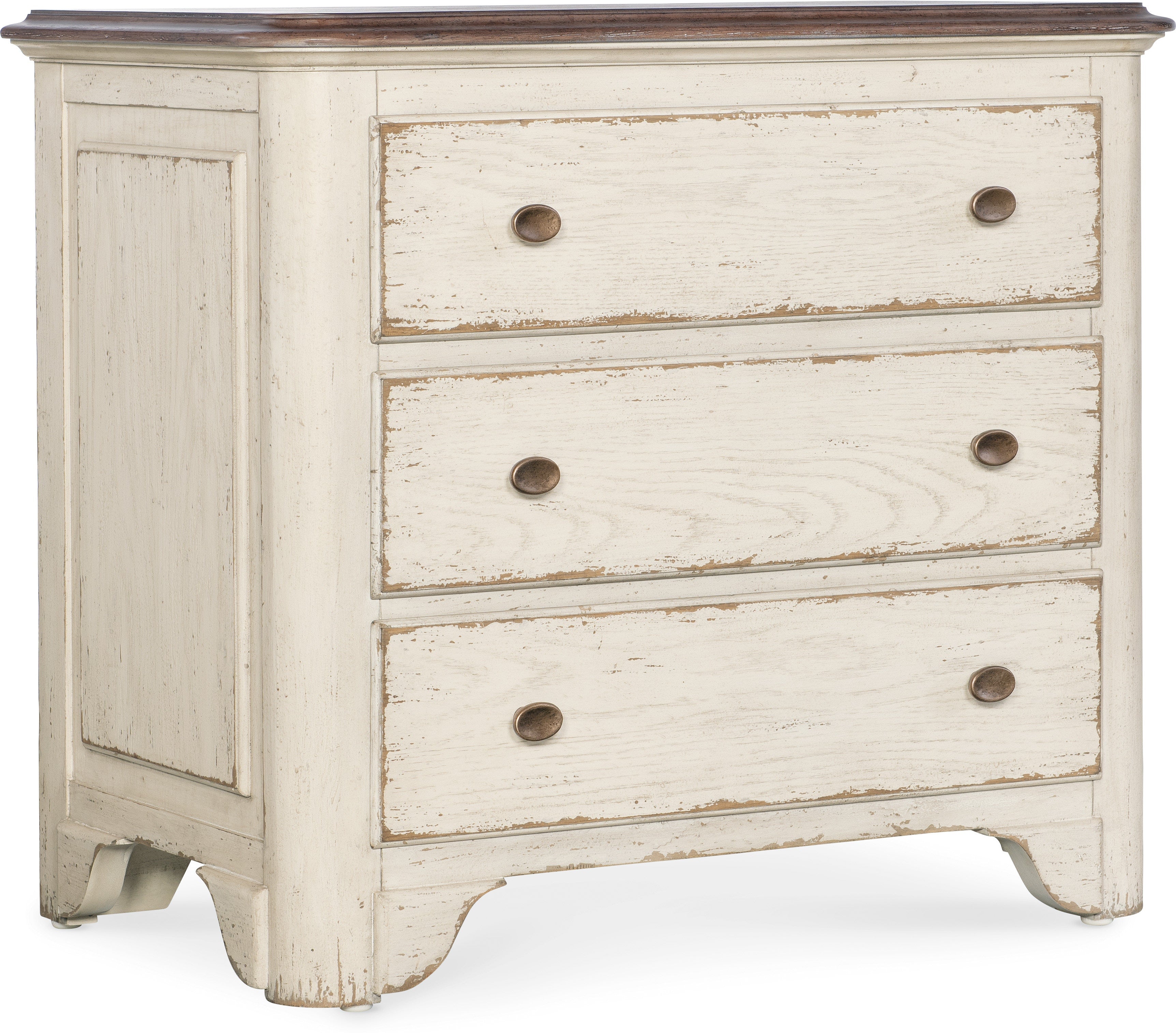 Americana Three-Drawer Nightstand