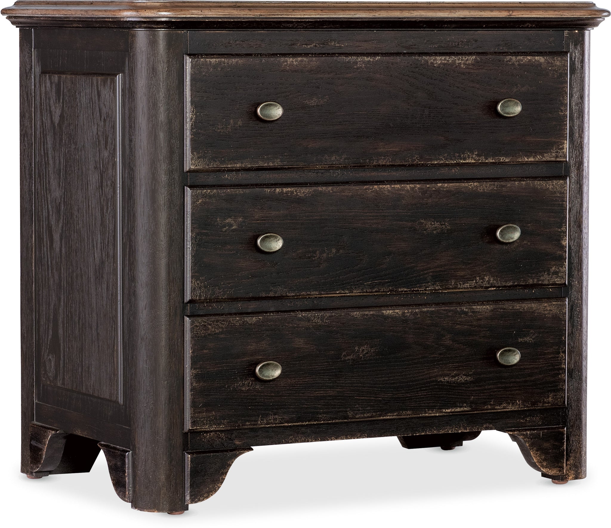 Americana Three-Drawer Nightstand