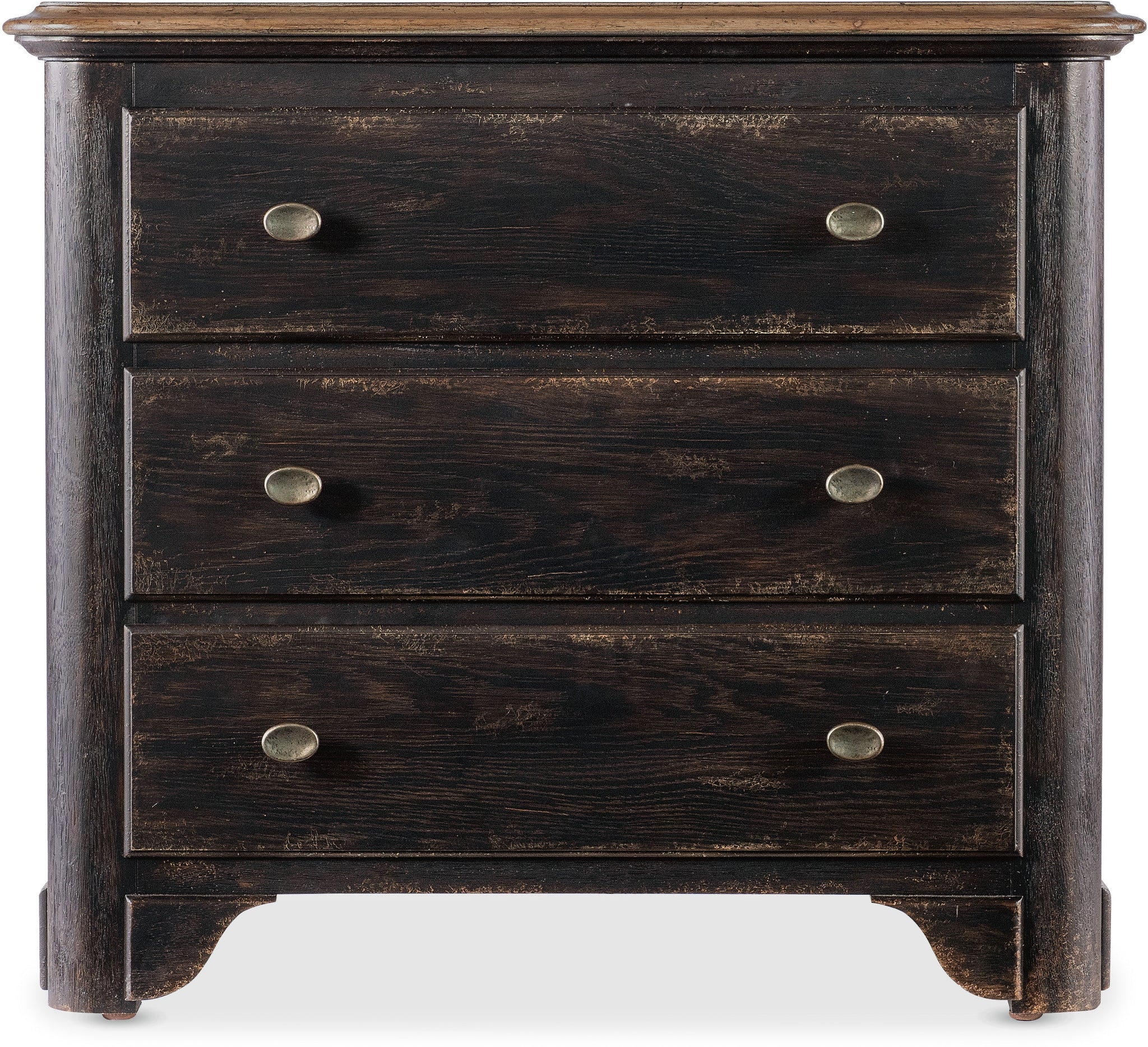 Americana Three-Drawer Nightstand