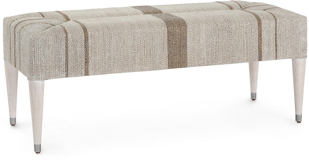 Fritz Rope Bench | Fog White
