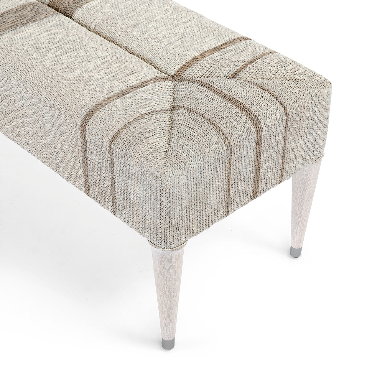 Fritz Rope Bench | Fog White