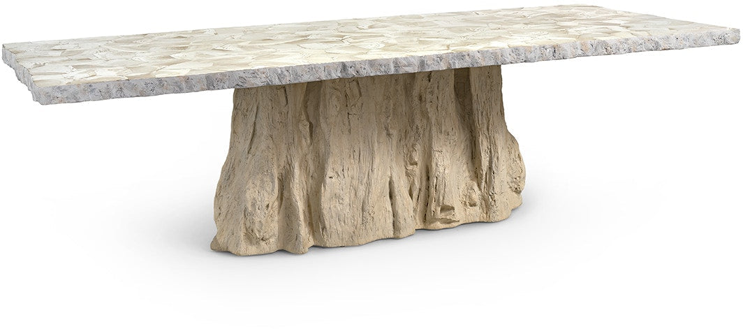 Camilla Fossilized Clam Dining Table Rectangular