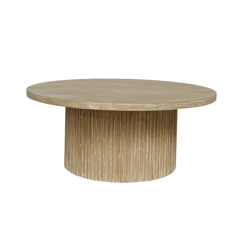 Elle Round Coffee Table | Natural