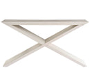 River Rock Cross Console Table