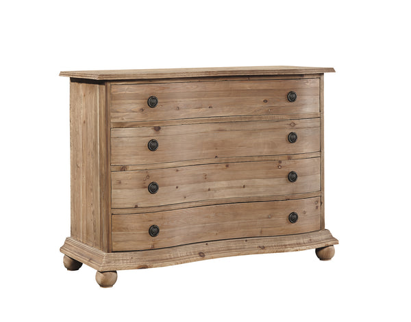 Pine Bowfront Chest