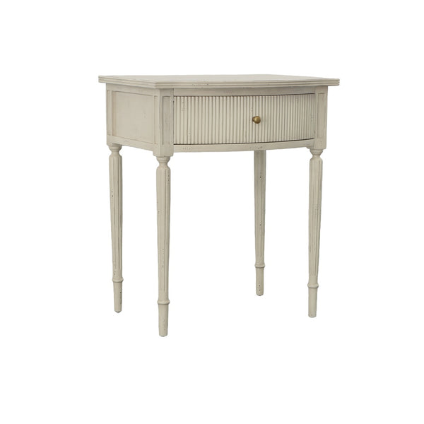 Cream Magdalin Side Table